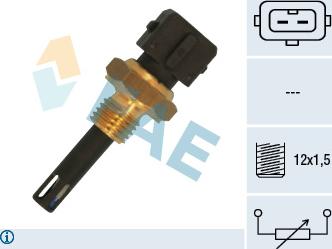 FAE 33166 - Sensor, giriş havasının temperaturu furqanavto.az