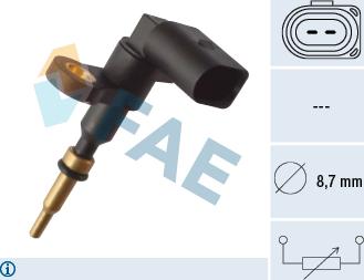 FAE 33895 - Sensor, soyuducu suyun temperaturu furqanavto.az