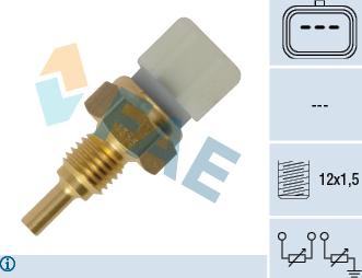 FAE 33356 - Sensor, soyuducu suyun temperaturu furqanavto.az