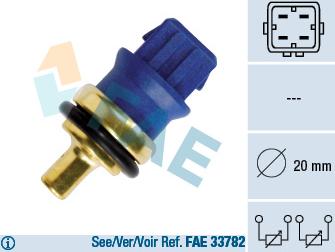 FAE 33780 - Sensor, soyuducu suyun temperaturu furqanavto.az