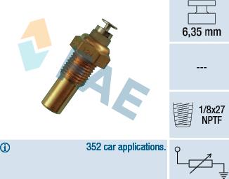 FAE 32230 - Sensor, soyuducu suyun temperaturu furqanavto.az