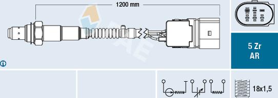 FAE 75097 - Lambda Sensoru furqanavto.az