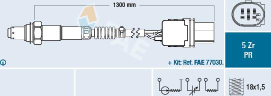 FAE 75053 - Lambda Sensoru furqanavto.az