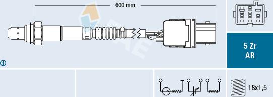 FAE 75004 - Lambda Sensoru furqanavto.az