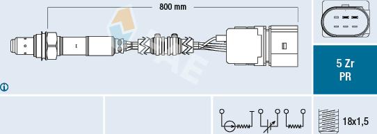 FAE 75039 - Lambda Sensoru furqanavto.az