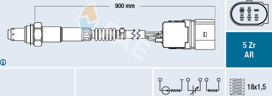 FAE 75102 - Lambda Sensoru furqanavto.az