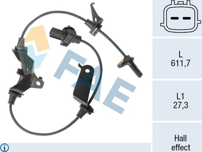 FAE 78630 - Sensor, təkər sürəti furqanavto.az