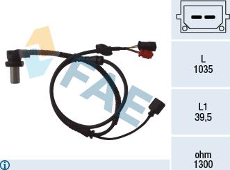 FAE 78059 - Sensor, təkər sürəti furqanavto.az