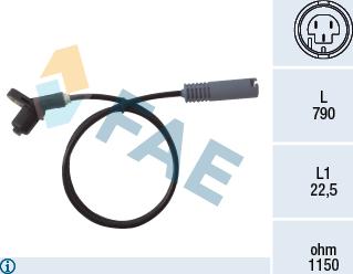 FAE 78017 - Sensor, təkər sürəti furqanavto.az