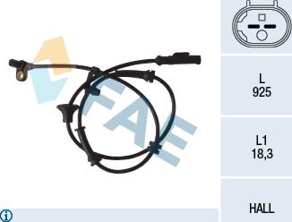 FAE 78081 - Sensor, təkər sürəti furqanavto.az