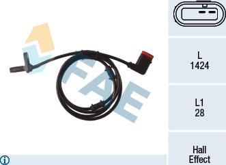 FAE 78291 - Sensor, təkər sürəti furqanavto.az