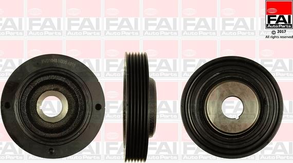 FAI AutoParts FVD1045 - Kəmər kasnağı, krank mili furqanavto.az