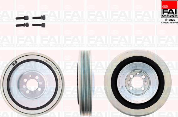 FAI AutoParts FVD1017K - Kəmər kasnağı, krank mili furqanavto.az