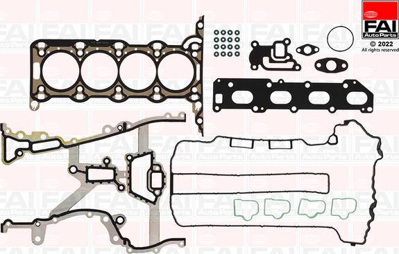 FAI AutoParts HS1367 - Conta dəsti, silindr başlığı furqanavto.az