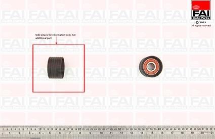 FAI AutoParts T9512 - Yönləndirmə / Bələdçi kasnağı, vaxt kəməri furqanavto.az