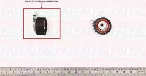 FAI AutoParts T9383 - Gərginlik kasnağı, vaxt kəməri furqanavto.az