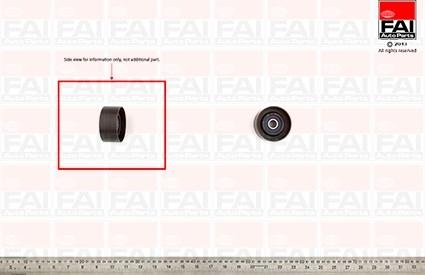 FAI AutoParts T9255 - Yönləndirmə / Bələdçi kasnağı, vaxt kəməri furqanavto.az