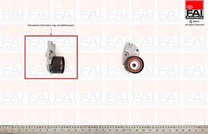 FAI AutoParts T9266 - Gərginlik kasnağı, vaxt kəməri furqanavto.az