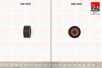 FAI AutoParts T1161 - Yönləndirmə / Bələdçi kasnağı, vaxt kəməri furqanavto.az