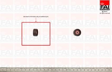 FAI AutoParts T1264 - Yönləndirmə / Bələdçi kasnağı, vaxt kəməri furqanavto.az