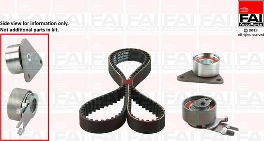 FAI AutoParts TBK478 - Vaxt kəməri dəsti furqanavto.az