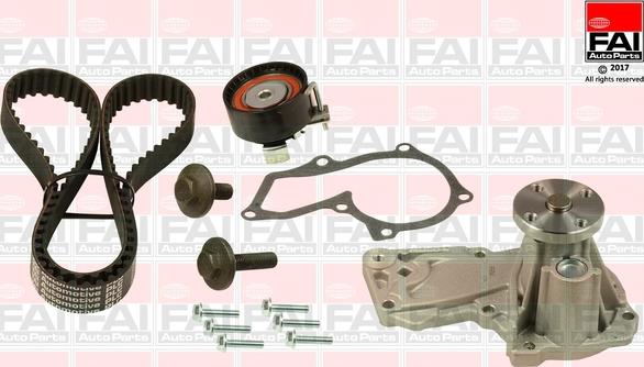 FAI AutoParts TBK177-6409 - Su Pompası və Vaxt Kəməri Dəsti furqanavto.az