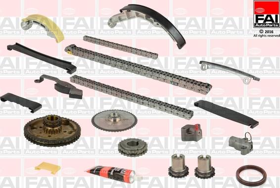 FAI AutoParts TCK41CRD - Vaxt zəncirinin dəsti furqanavto.az