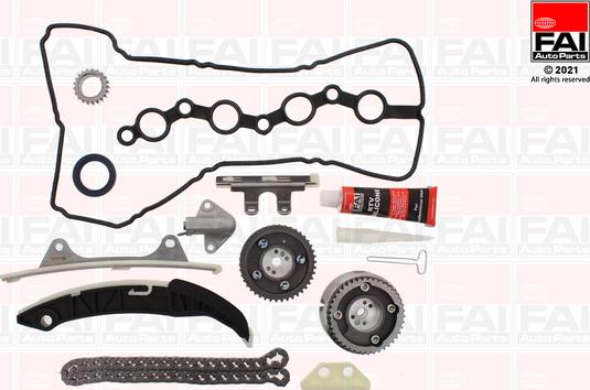 FAI AutoParts TCK334VVT - Vaxt zəncirinin dəsti furqanavto.az