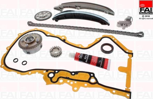 FAI AutoParts TCK202L3VVT - Vaxt zəncirinin dəsti furqanavto.az