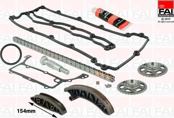 FAI AutoParts TCK227L - Vaxt zəncirinin dəsti furqanavto.az