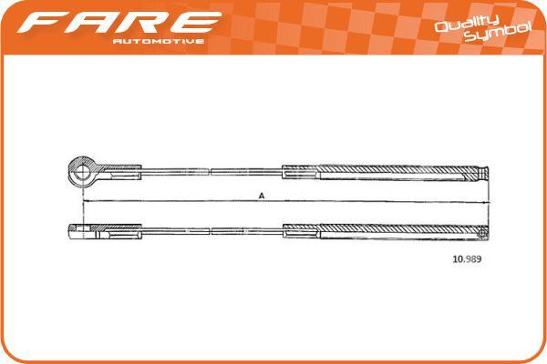 FARE SA 17903 - Kabel, dayanacaq əyləci furqanavto.az