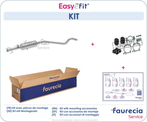 Faurecia FS40134F - Tüs / Hissəcik filtri, egzoz sistemi furqanavto.az