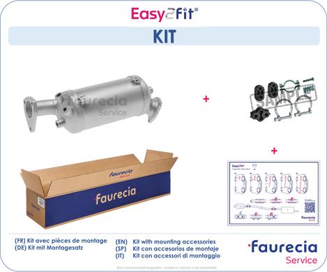 Faurecia FS03077S - Tüs / Hissəcik filtri, egzoz sistemi furqanavto.az