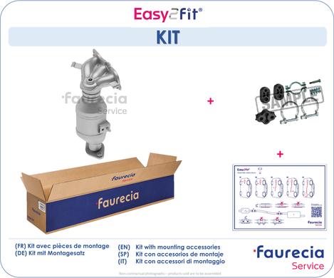 Faurecia FS15533K - Manifold Katalitik Konvertor furqanavto.az