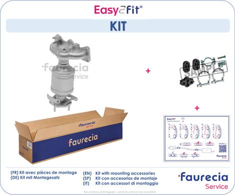 Faurecia FS80155K - Manifold Katalitik Konvertor furqanavto.az