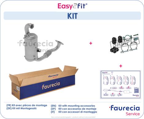 Faurecia FS30402F - Tüs / Hissəcik filtri, egzoz sistemi furqanavto.az