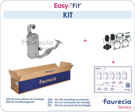 Faurecia FS30402S - Tüs / Hissəcik filtri, egzoz sistemi furqanavto.az