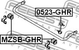 Febest 0523-GHR - Çubuq / Strut, stabilizator furqanavto.az