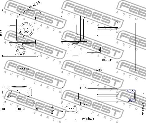 Febest 08640-001 - Alovlanma bobini furqanavto.az