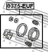 Febest 0375-EUF - Təmir dəsti, əyləc kaliperi furqanavto.az