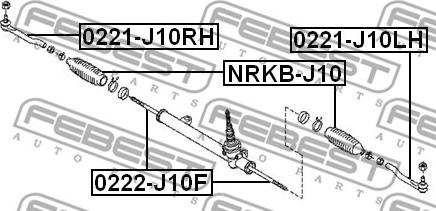 Febest NRKB-J10 - Körük, sükan furqanavto.az