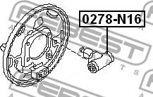 Febest 0278-N16 - Təkər əyləc silindri furqanavto.az