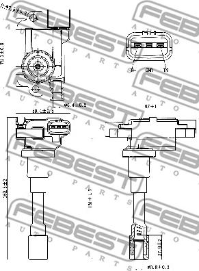 Febest 07640-001 - Alovlanma bobini furqanavto.az