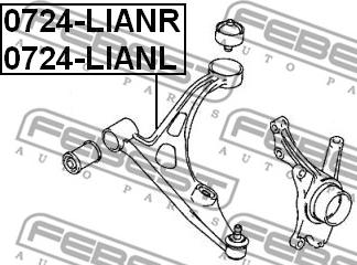 Febest 0724-LIANR - Yolun idarəedici qolu furqanavto.az