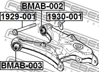 Febest BMAB-002 - Nəzarət Kolu / Arxa Qol furqanavto.az