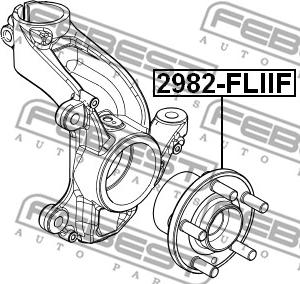 Febest 2982-FLIIF - Təkər Qovşağı furqanavto.az