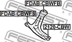 Febest FDAB-CBWFS - Nəzarət Kolu / Arxa Qol furqanavto.az