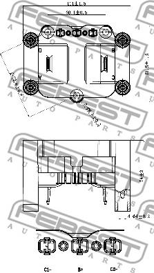 Febest 23640-006 - Alovlanma bobini furqanavto.az