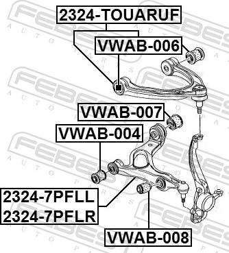 Febest 2324-7PFLR - Yolun idarəedici qolu furqanavto.az