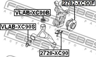 Febest 2720-XC90 - Billi birləşmə furqanavto.az